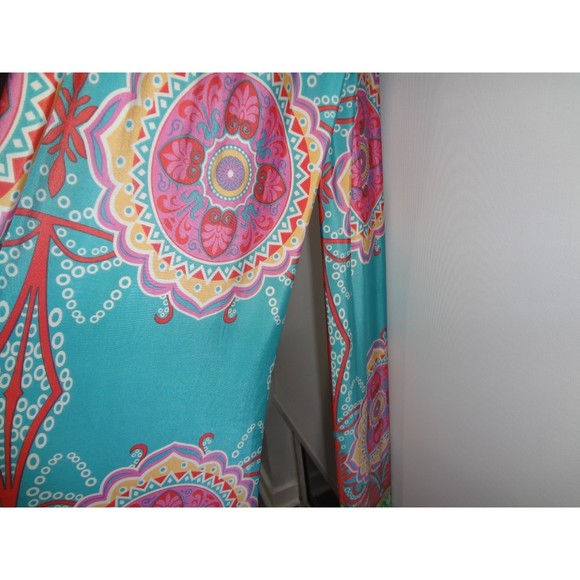 Women's Wide Legged Floral Print Pants Size Large - Picture 5 of 5